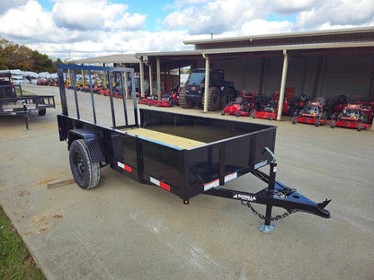 5′ X 10′ Utility Trailer Straight Deck 18″ Sides Tall Gate image 9