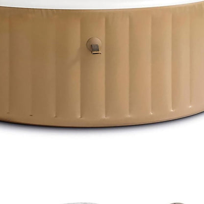 Intex: PureSpa: Sahara Tan Inflatable Hot Tub Set – 6 Person – 85″ Round Outdoor Heated Bubble Spa, Jet Massage, Cover, Hard Water Treatment System image 10