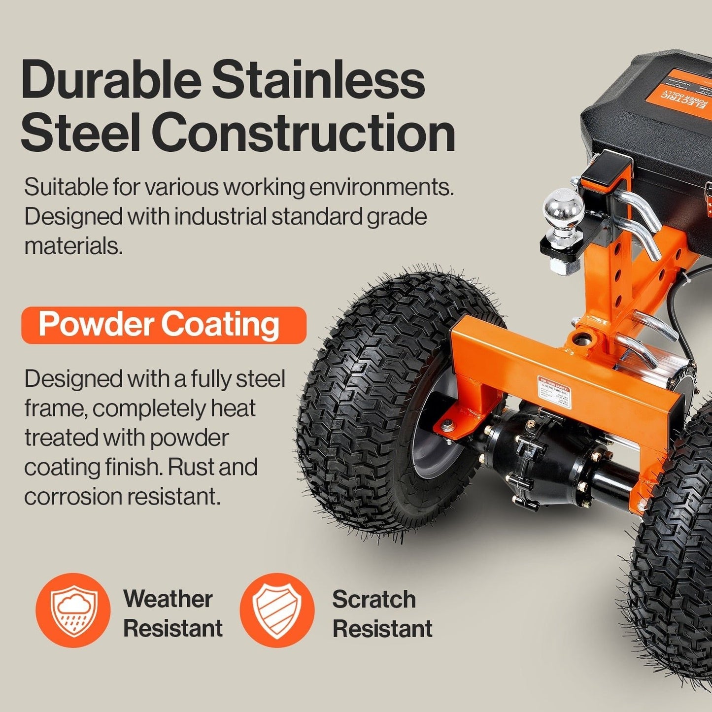 SuperHandy Orange Steel Dolly 5396040 image 5