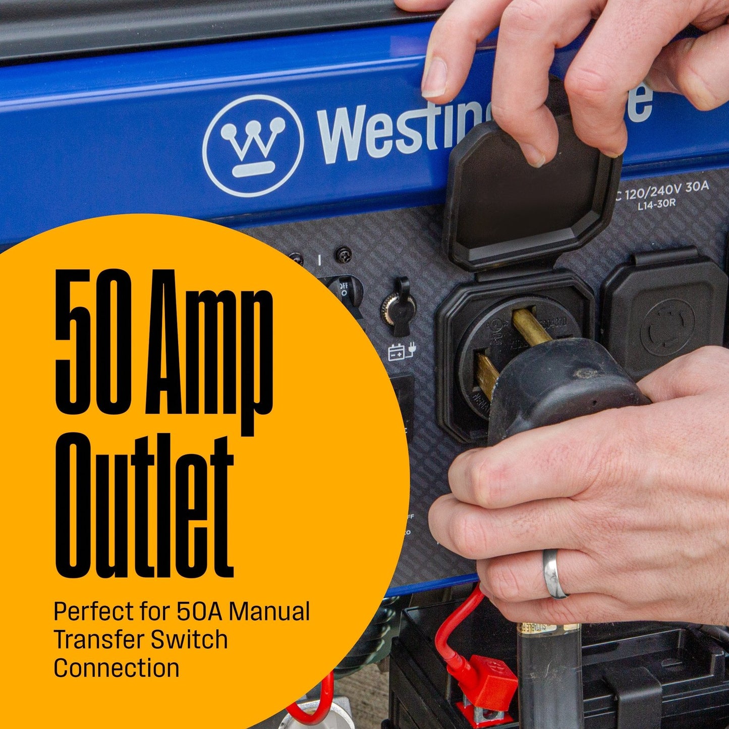 Westinghouse WGen9500c Remote Electric Start 9500-Watt Single Fuel (Gasoline) Portable Generator WGEN9500C image 5