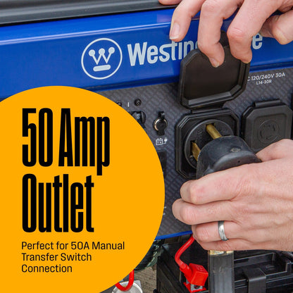 Westinghouse WGen9500c Remote Electric Start 9500-Watt Single Fuel (Gasoline) Portable Generator WGEN9500C image 5