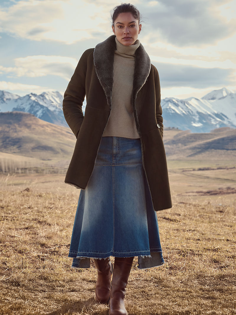 Nicole Sheepskin Coat image 1