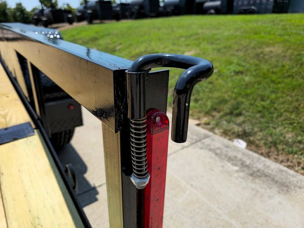 6’4″ x 14 Utility Trailer Powder Coated Dovetail (2) 3500 Axles 7k GVWR image 5