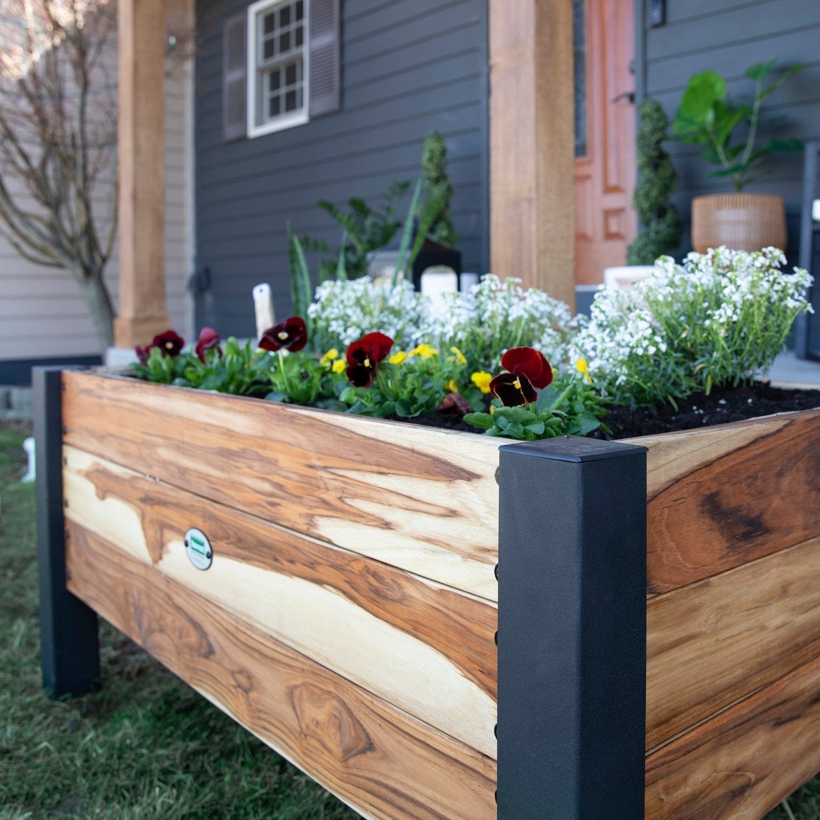 Planter 100% Authentic Teak Wood image 10