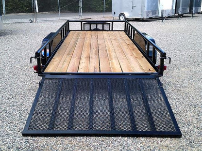 6×16 Heavy-Duty Tandem Axle Utility Trailer – 2025 Steel Frame with Wood Deck image 3