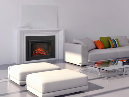SimpliFire 30-In Electric Fireplace Insert with LED Flame and Multi-Color Ember Bed image 0