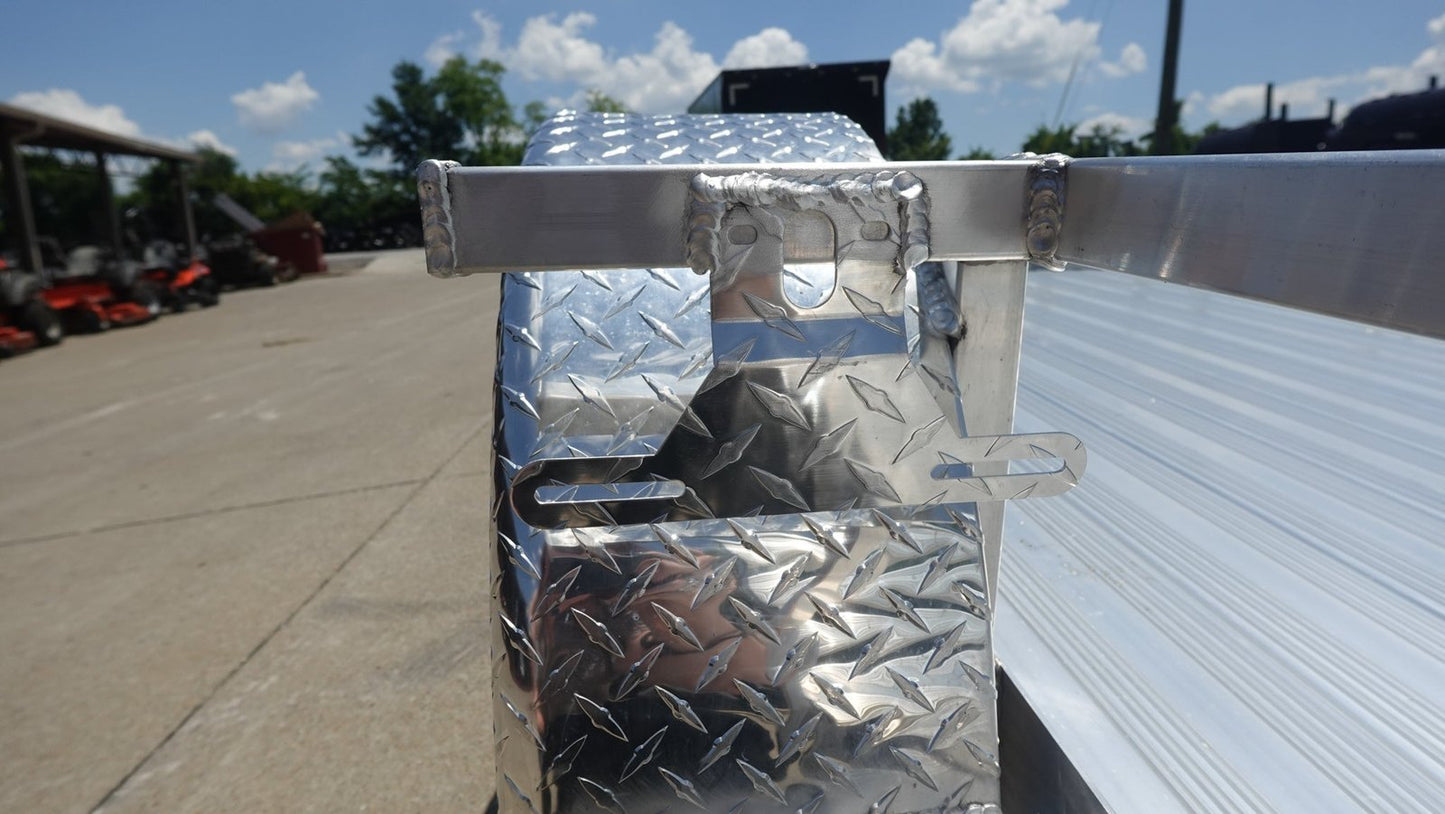 5′ x 10′ Aluminum Utility Trailer with Gate and Mag Wheels – 3500 lb Axle image 13