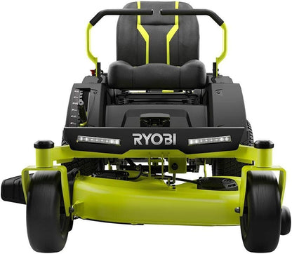 RYOBI 42 in. 100 Ah Battery Electric Riding Zero Turn Mower RY48ZTR100 image 3