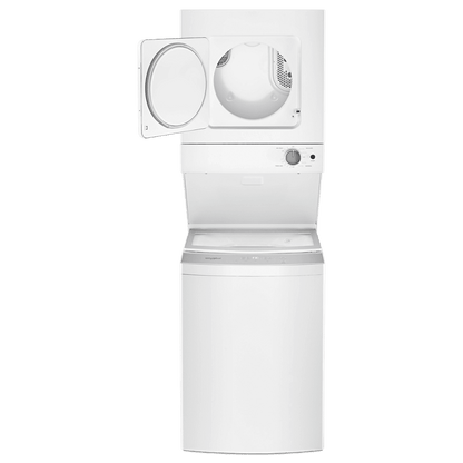 Whirlpool WET4024HW 24 inch White Electric Washer/Dryer Stacked Laundry Center image 1