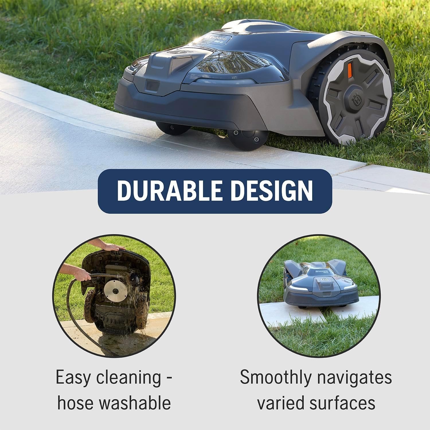 Husqvarna 440iQ Robotic Lawn Mower, 2 Acre, Wire-Free, Charging Station image 17