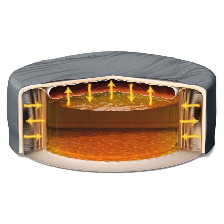 Purespa Plus Inflatable Hot Tub Jet Spa with Maintenance Kit and 2 Seats image 1