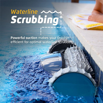 Dolphin Nautilus CC Pro Wi-Fi Robotic Pool Vacuum Cleaner up to 50 FT – Waterline Scrubber Brush image 6