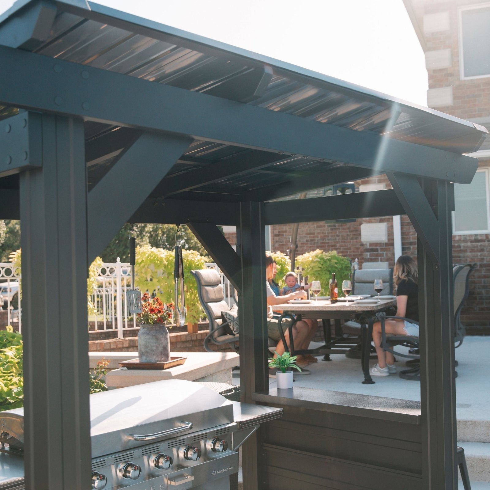 Rockport Steel Grill Gazebo image 5