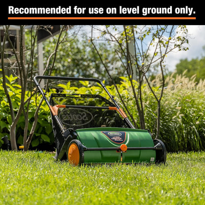 Scotts 26 in. Push Lawn Sweeper LSW70026S, Black/Green image 7