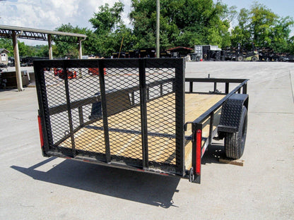 5×12 Powder Coated Dovetail Utility Trailer 3500lb Axle image 4