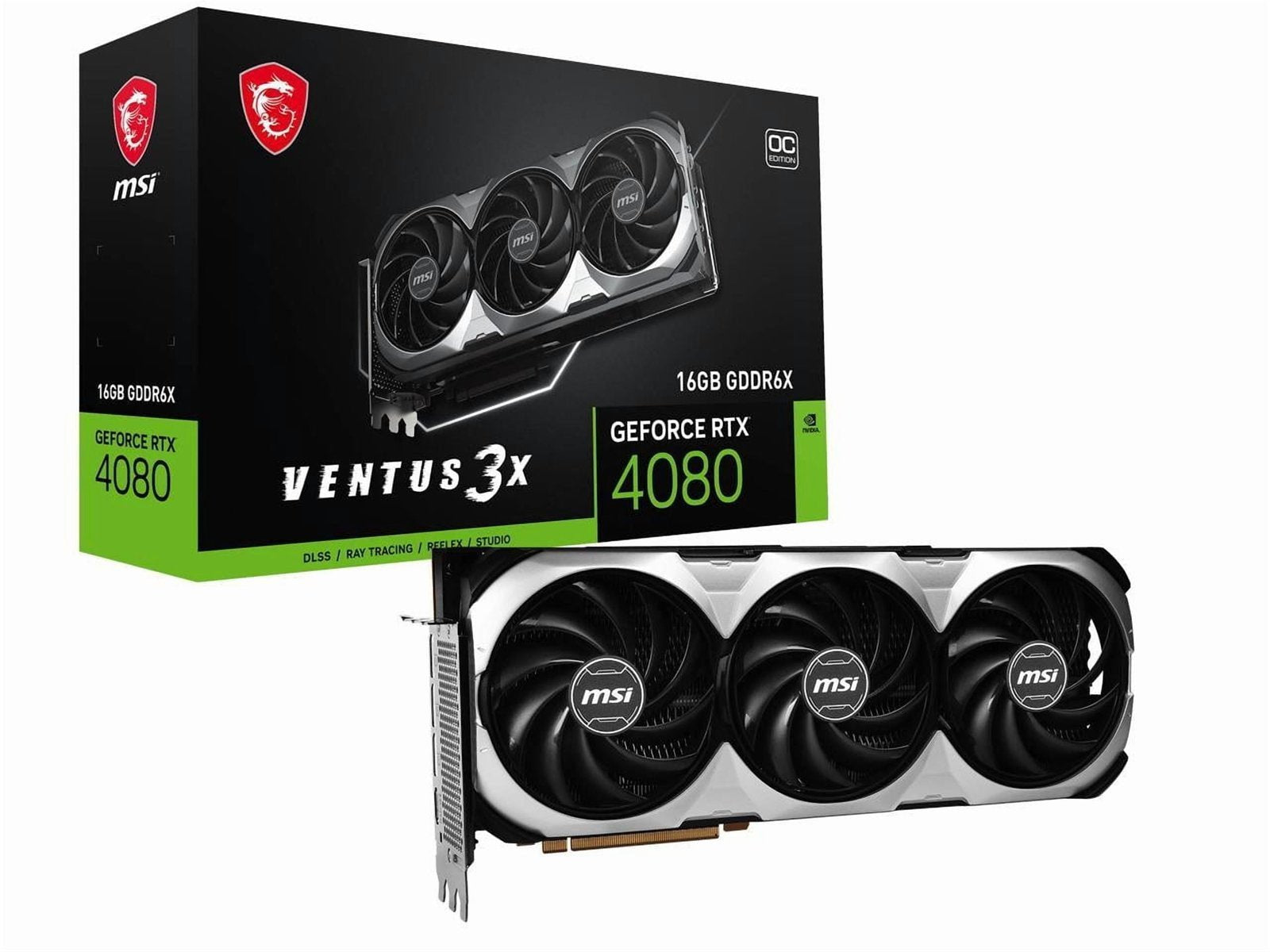 MSI Ventus GeForce RTX 4080 16GB GDDR6X PCI Express 4.0 Video Card RTX 4080 16GB VENTUS 3X OC image 8