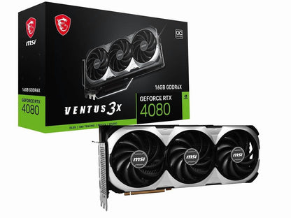 MSI Ventus GeForce RTX 4080 16GB GDDR6X PCI Express 4.0 Video Card RTX 4080 16GB VENTUS 3X OC image 8