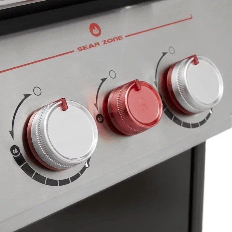 Nexgrill 4-Burner Propane GAS Grill in Black with Side Burner and Stainless Steel Main Lid image 3