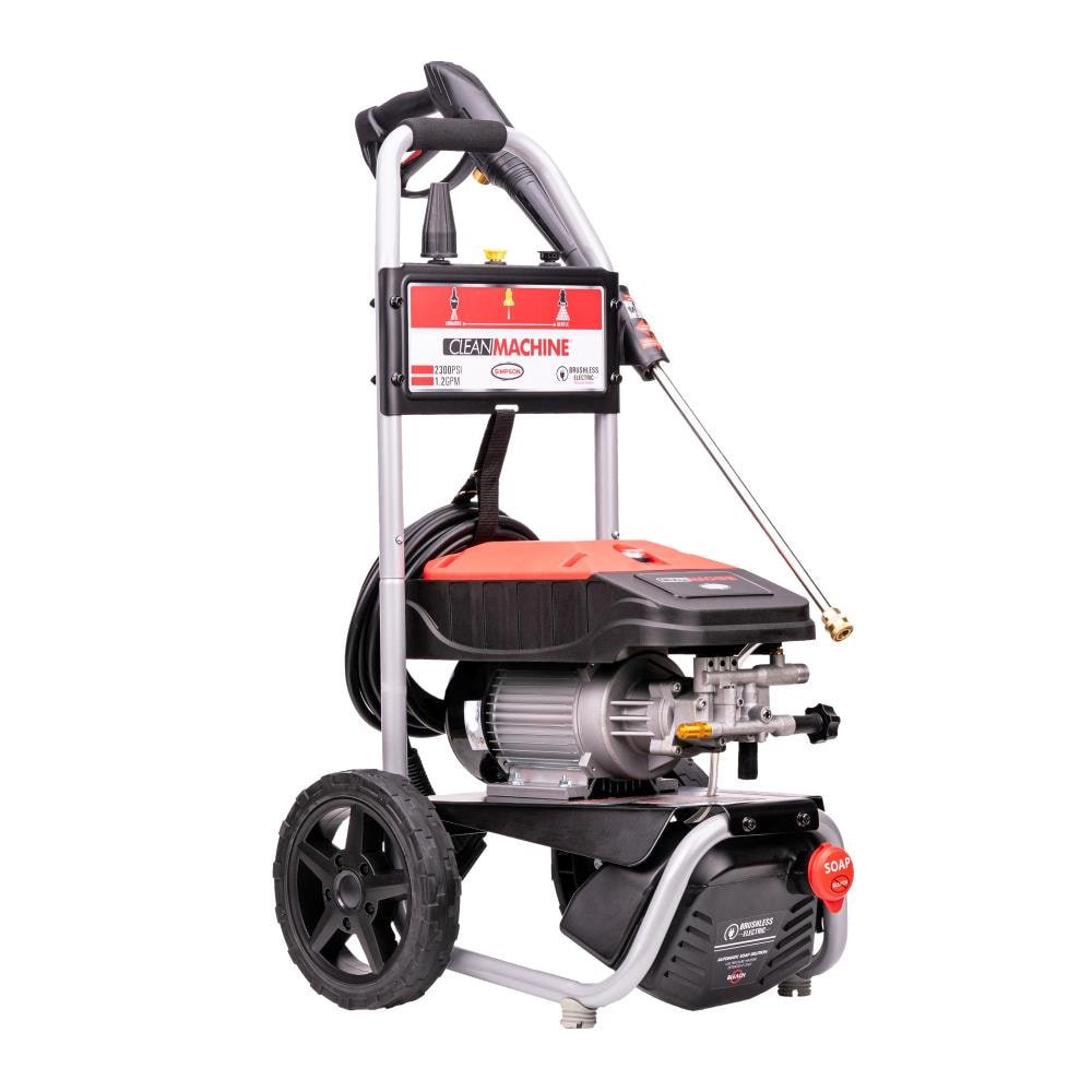 SIMPSON 1.2-GPM Clean Machine 2300 PSI 1.2-GPM Cold Water Electric Pressure Washer with 3 Spray Tips (Battery Included) CM60976 image 3