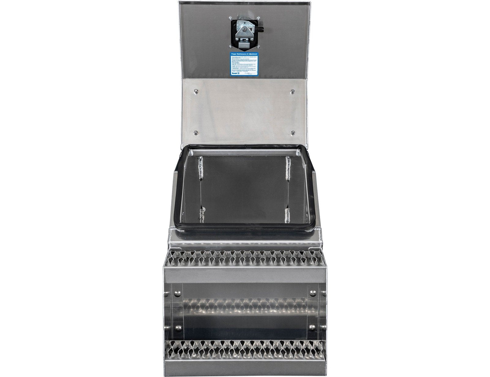Buyers Products 28-in x 24-in x 18-in Smooth Aluminum Step Box Truck Tool Box 1705281 image 9