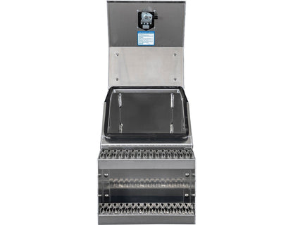 Buyers Products 28-in x 24-in x 18-in Smooth Aluminum Step Box Truck Tool Box 1705281 image 9