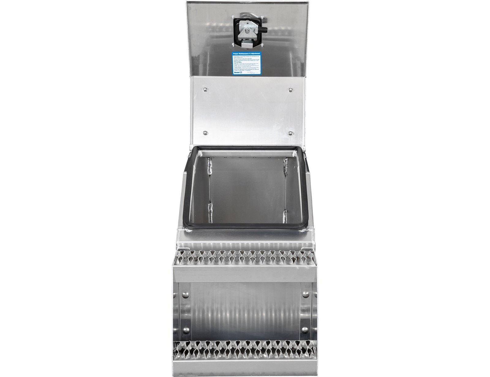 Buyers Products 28-in x 24-in x 19-in Smooth Aluminum Step Box Truck Tool Box 1705285 image 8
