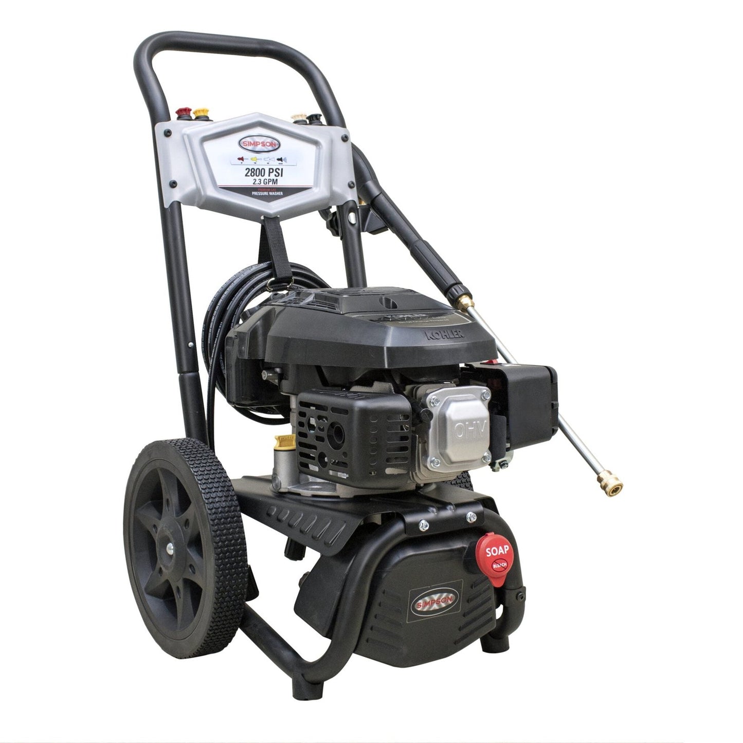 Simpson MegaShot MS61114 2800 PSI Gas Pressure Washer with Kohler XTX675 Engine image 0
