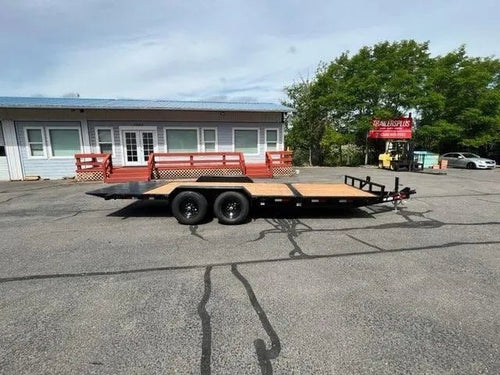Interstate 7 X 22 Hydraulic Tilt 14K Trailer image 0
