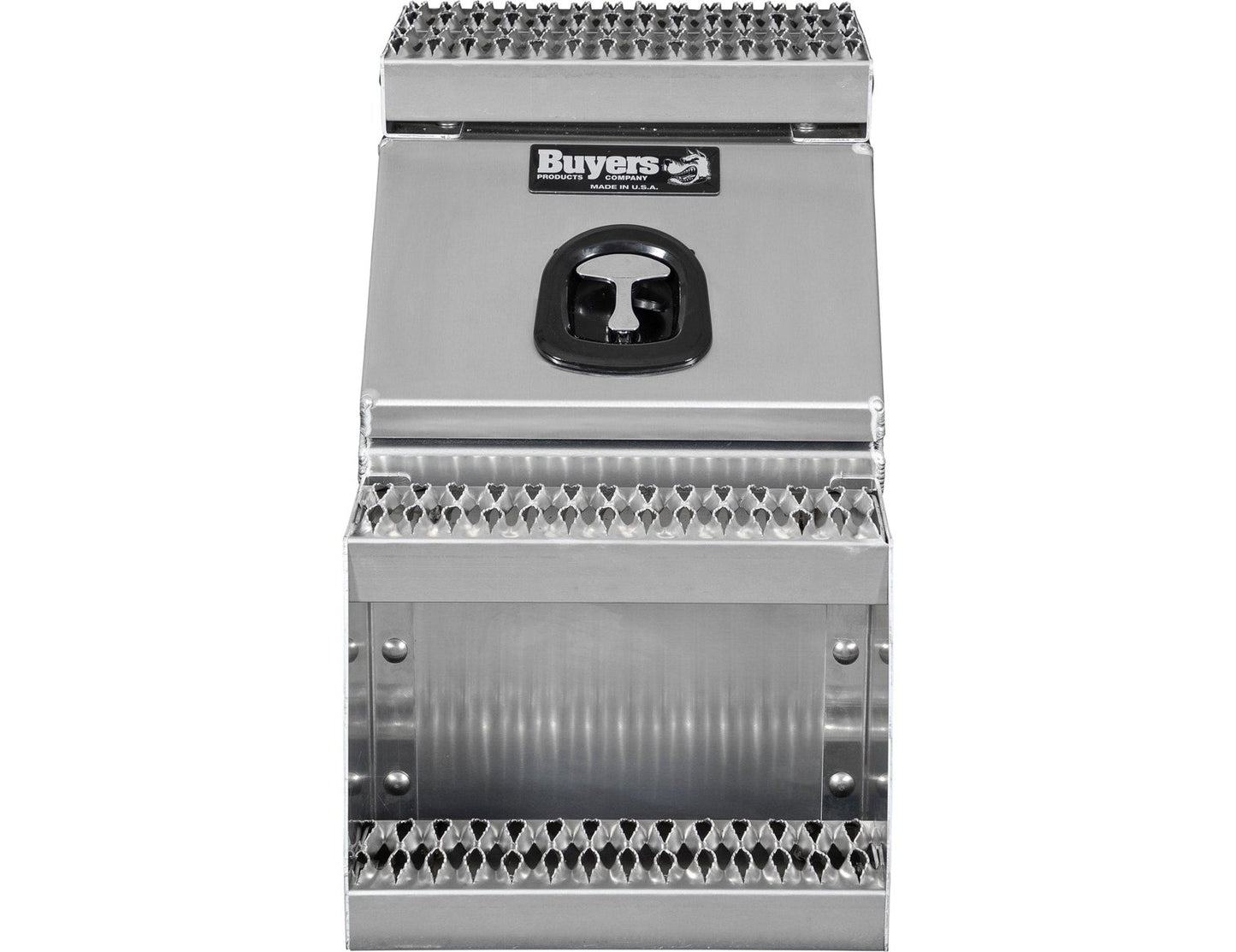 Buyers Products 28-in x 24-in x 19-in Smooth Aluminum Step Box Truck Tool Box 1705285 image 7
