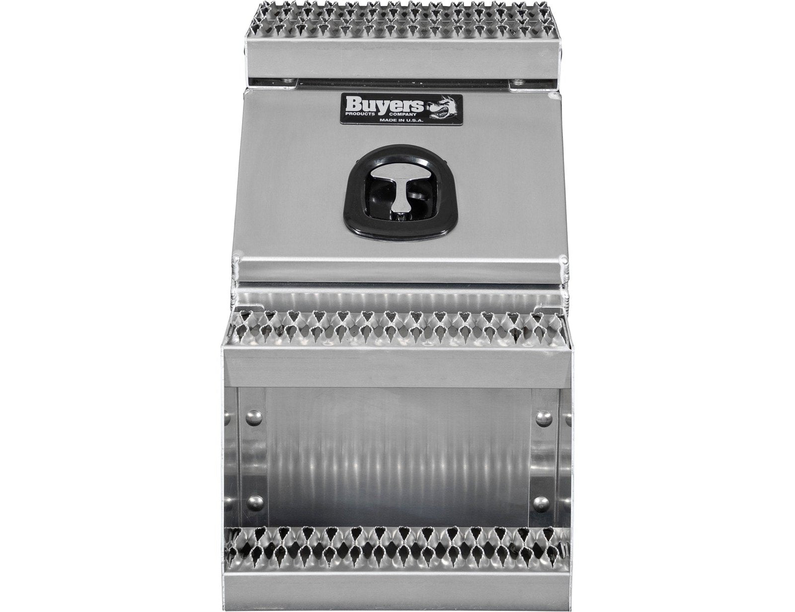 Buyers Products 28-in x 24-in x 19-in Smooth Aluminum Step Box Truck Tool Box 1705285 image 7