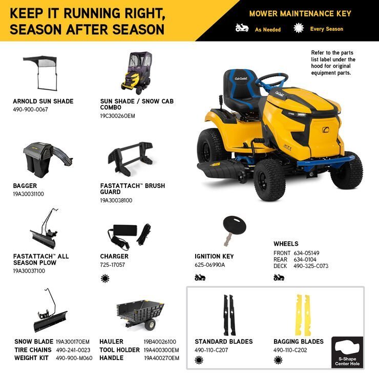 The Cub Cadet Enduro Series XT1 LT42E 42-in. 56V MAX* Riding Lawn Mower image 0