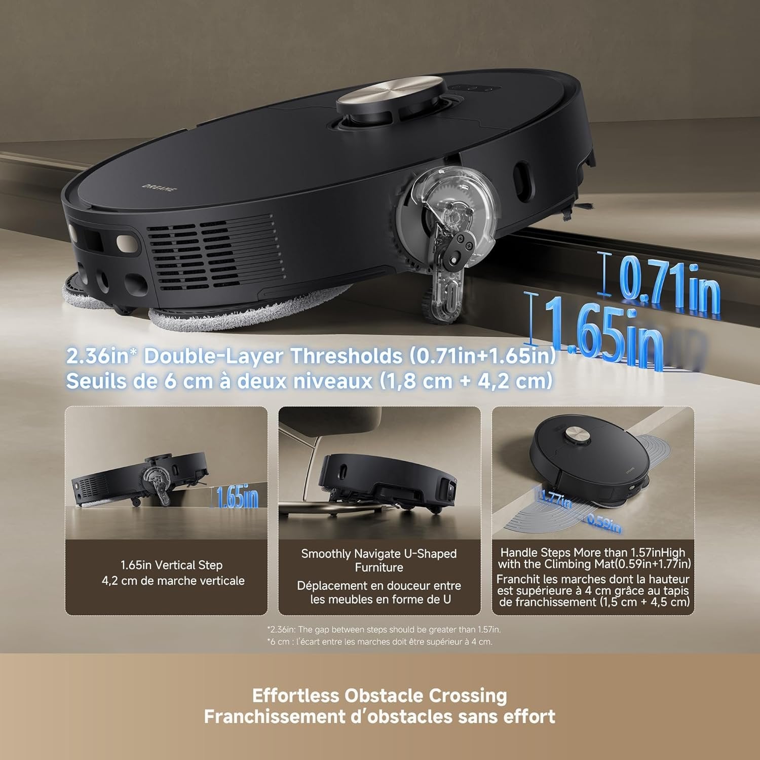 DREAME L50 Ultra Robot Vacuum & Mop, 19,500Pa, Auto-Empty image 10