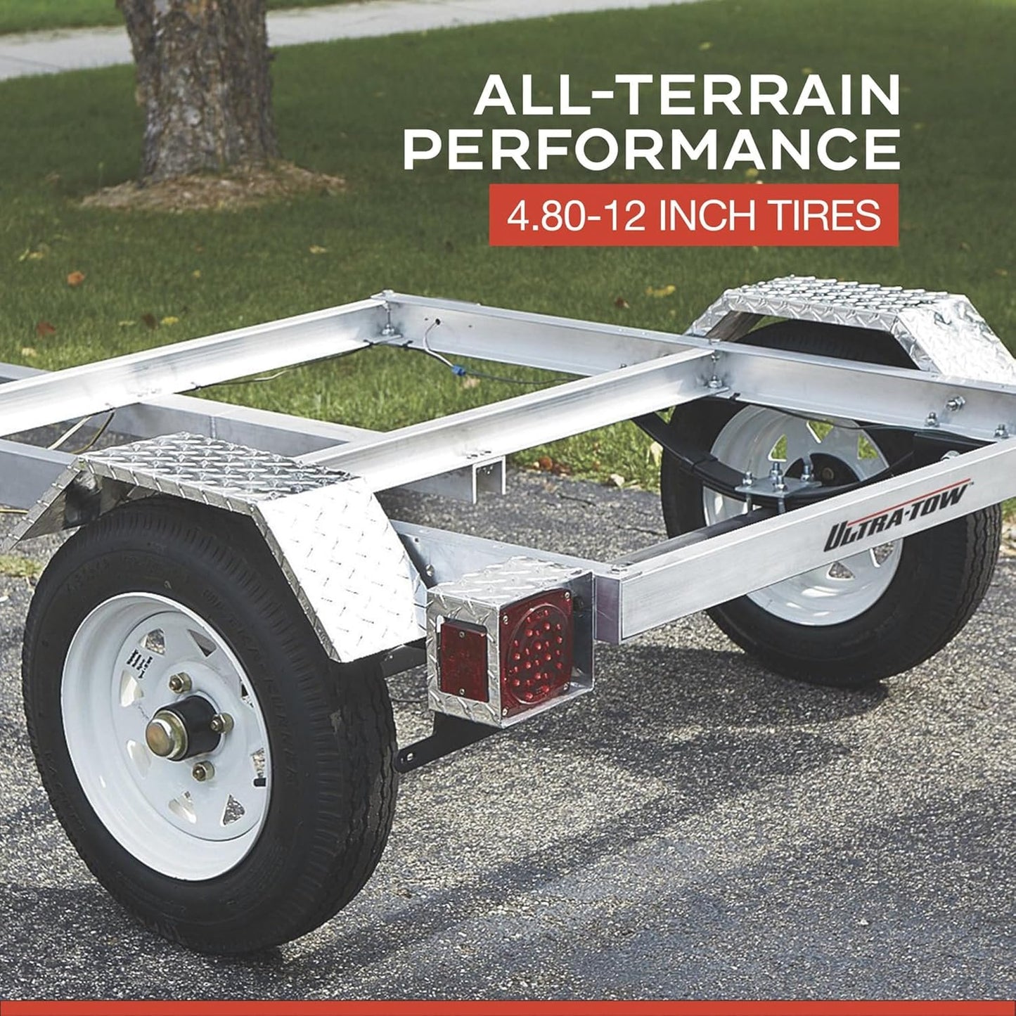 Ultra-Tow 40in. x 48in. Aluminum Utility Trailer Kit – 1060-Lb. Load Capacity image 4