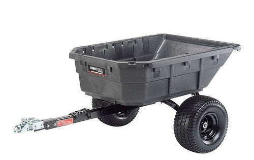 Ohio Steel ATV CARTS 12.5 cu. ft. Poly ATV Cart, 1250 lb. capacity w/ swivel dump #4048PS-ATV image 0