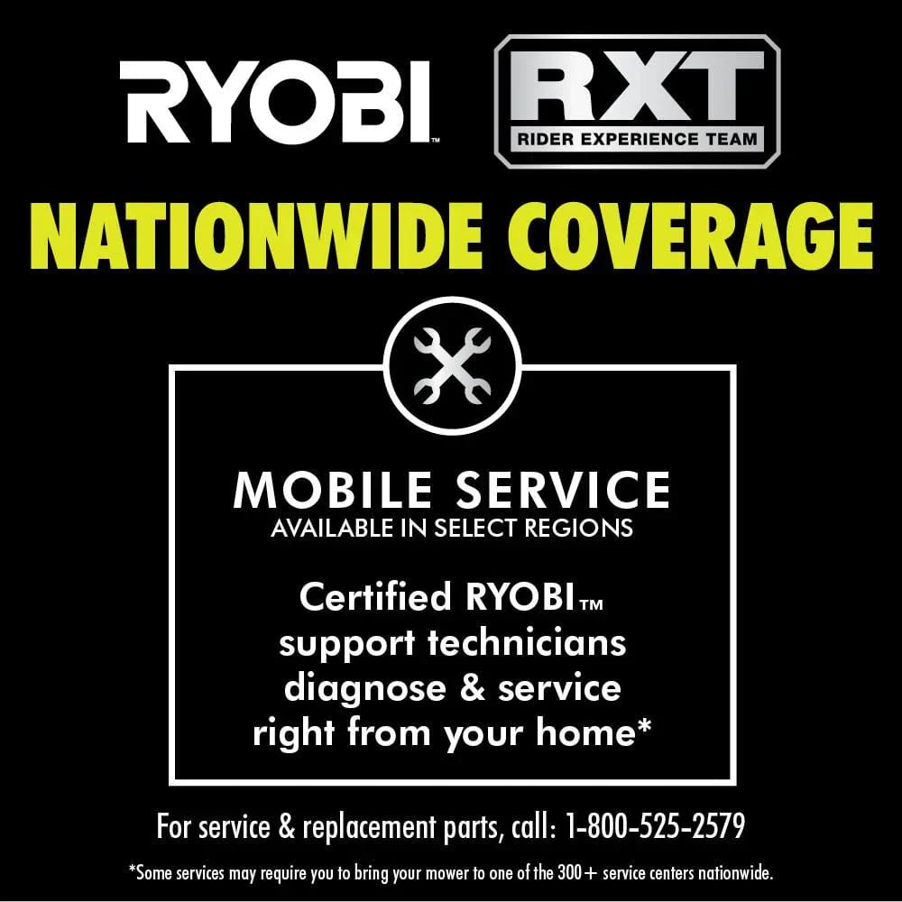 RYOBI 80V HP Brushless 42 in. Battery Electric Cordless Zero Turn Riding Mower Batteries and Charger 80V Batteries 40V image 3