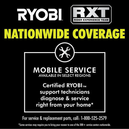 RYOBI 80V HP Brushless 42 in. Battery Electric Cordless Zero Turn Riding Mower Batteries and Charger 80V Batteries 40V image 3