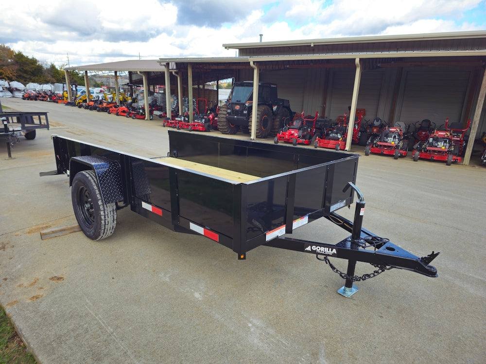 5′ X 10′ Utility Trailer Straight Deck 18″ Sides Tall Gate image 19