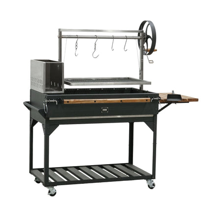 Premium Argentine/Santa Maria BBQ Grill with Wood Fire and Charcoal Grill image 1
