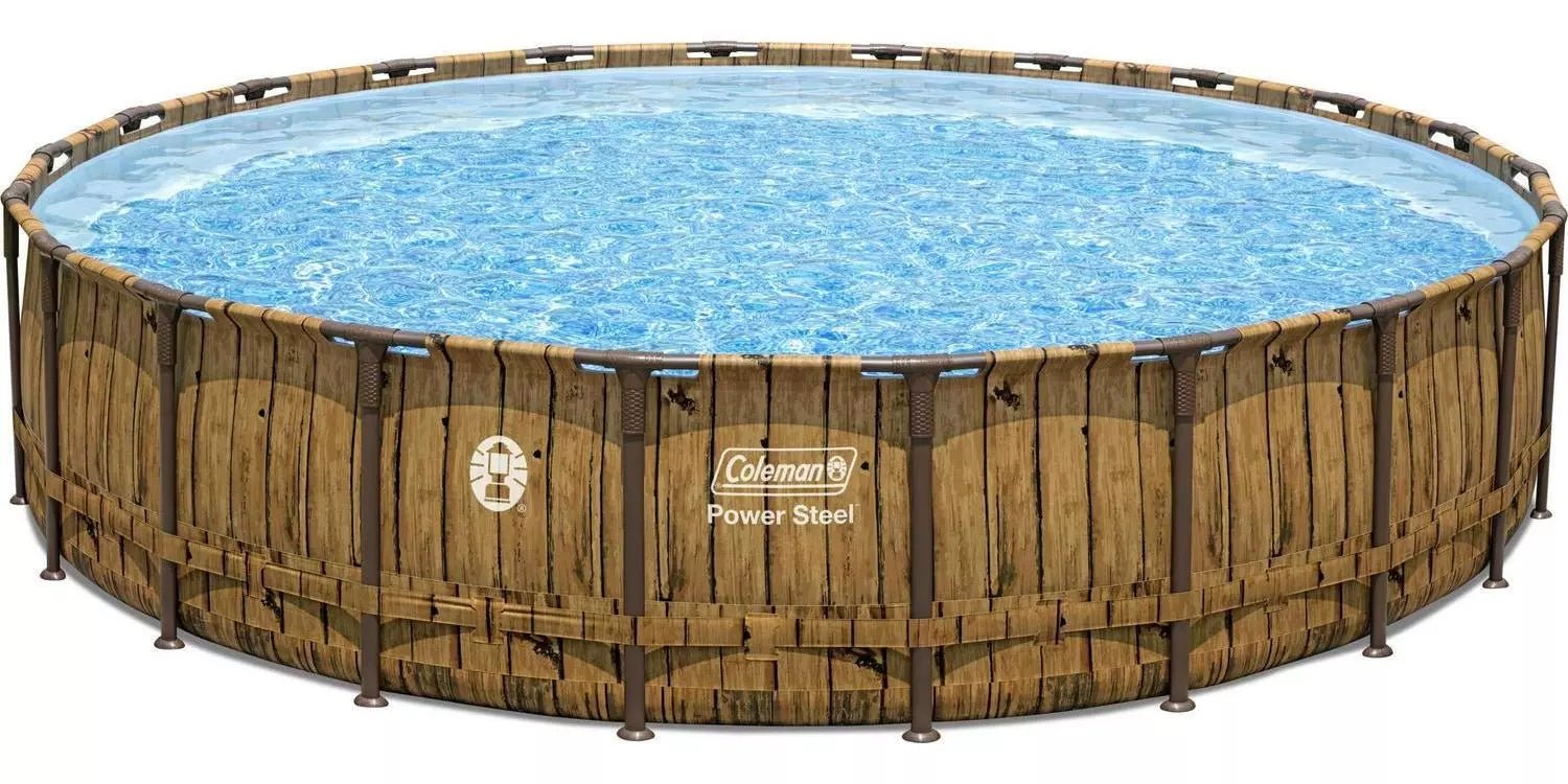 Coleman Power Steel 22′ x 52 Round Above Ground Pool Set image 8