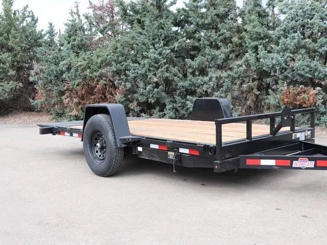 7 X 14 Interstate Single Axle Tilt 7K Trailer image 5