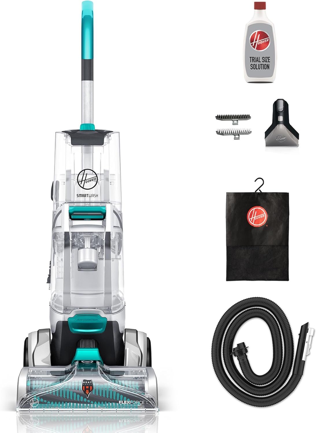 Hoover Smartwash Automatic Carpet Cleaner Machine, FH52000, Turquoise image 20
