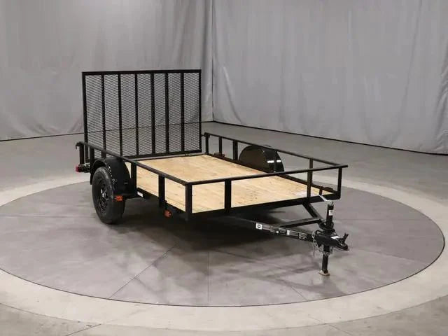 6×10 Single Axle Utility Trailer – Wood Floor & LED Lights image 0