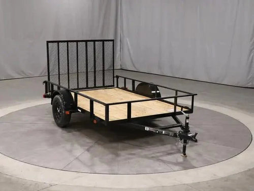 6×10 Single Axle Utility Trailer – Wood Floor & LED Lights image 0