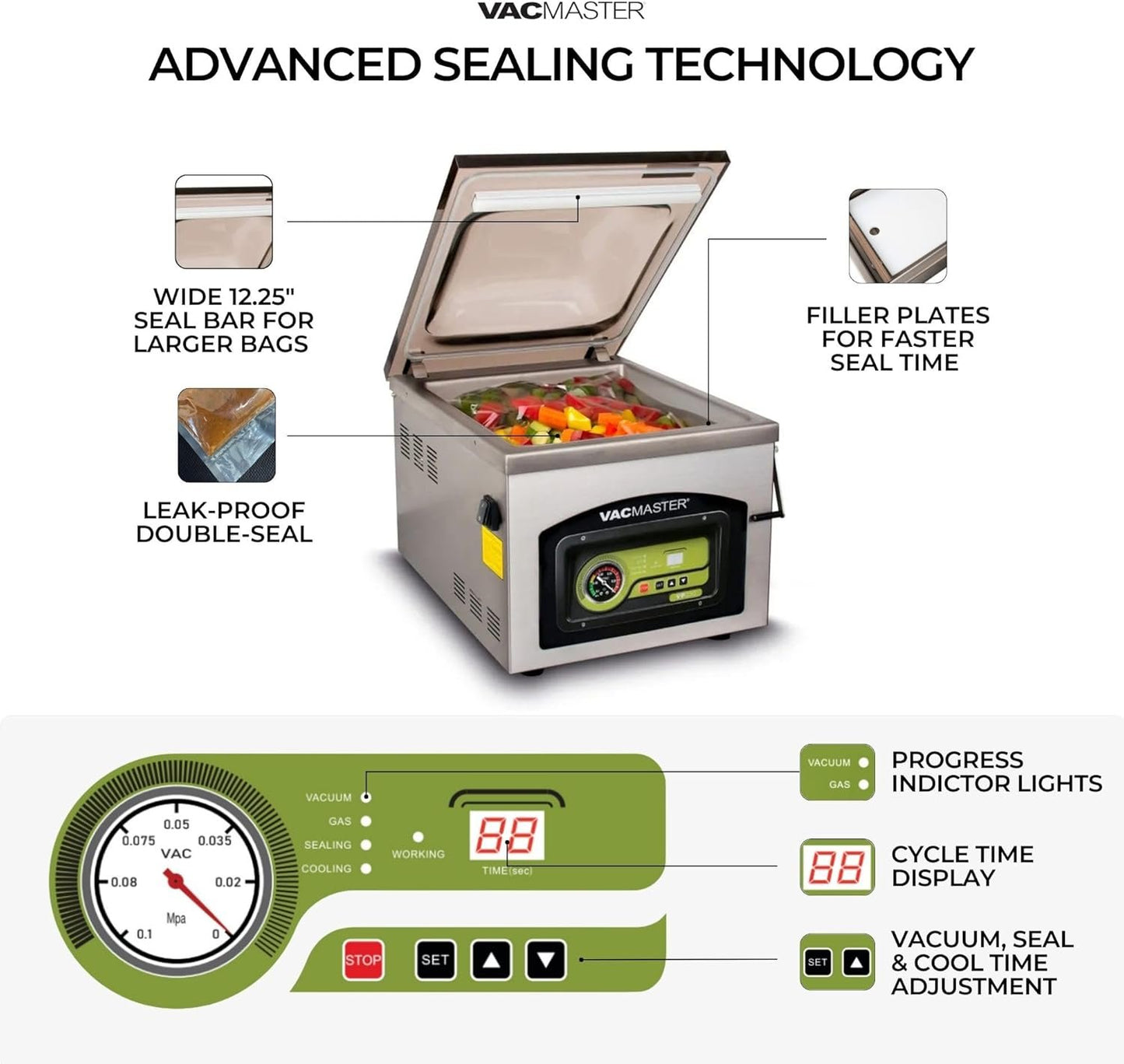 Vacmaster VP230 Chamber Vacuum Sealer image 5