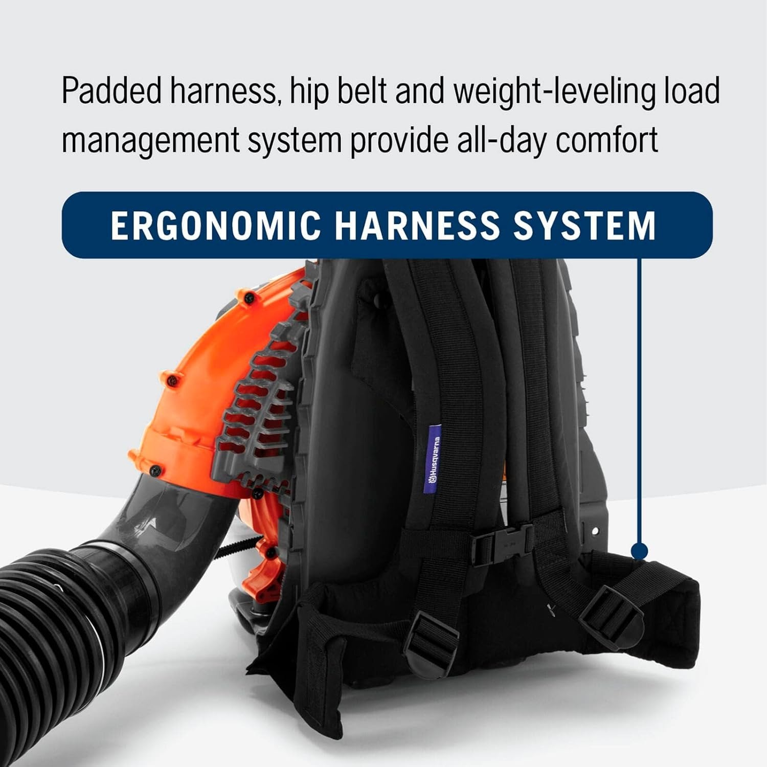 Husqvarna 350BT Gas Backpack Leaf Blower 50.2cc, 692 CFM, 180 MPH image 5