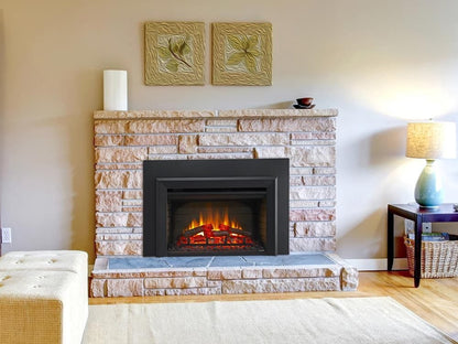 SimpliFire 30-In Electric Fireplace Insert with LED Flame and Multi-Color Ember Bed image 11