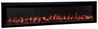 Modern Ember Highmark 60-Inch Smart Linear Electric Fireplace, WiFi & 10-Color Flames image 9