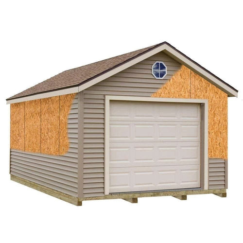 Best barns Greenbriar 12’x16′ Wood Garage Barn Kit-Installation Included image 0