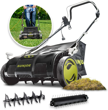 Sun Joe AJ805E 13A Electric Dethatcher & Scarifier, 15 in. image 5
