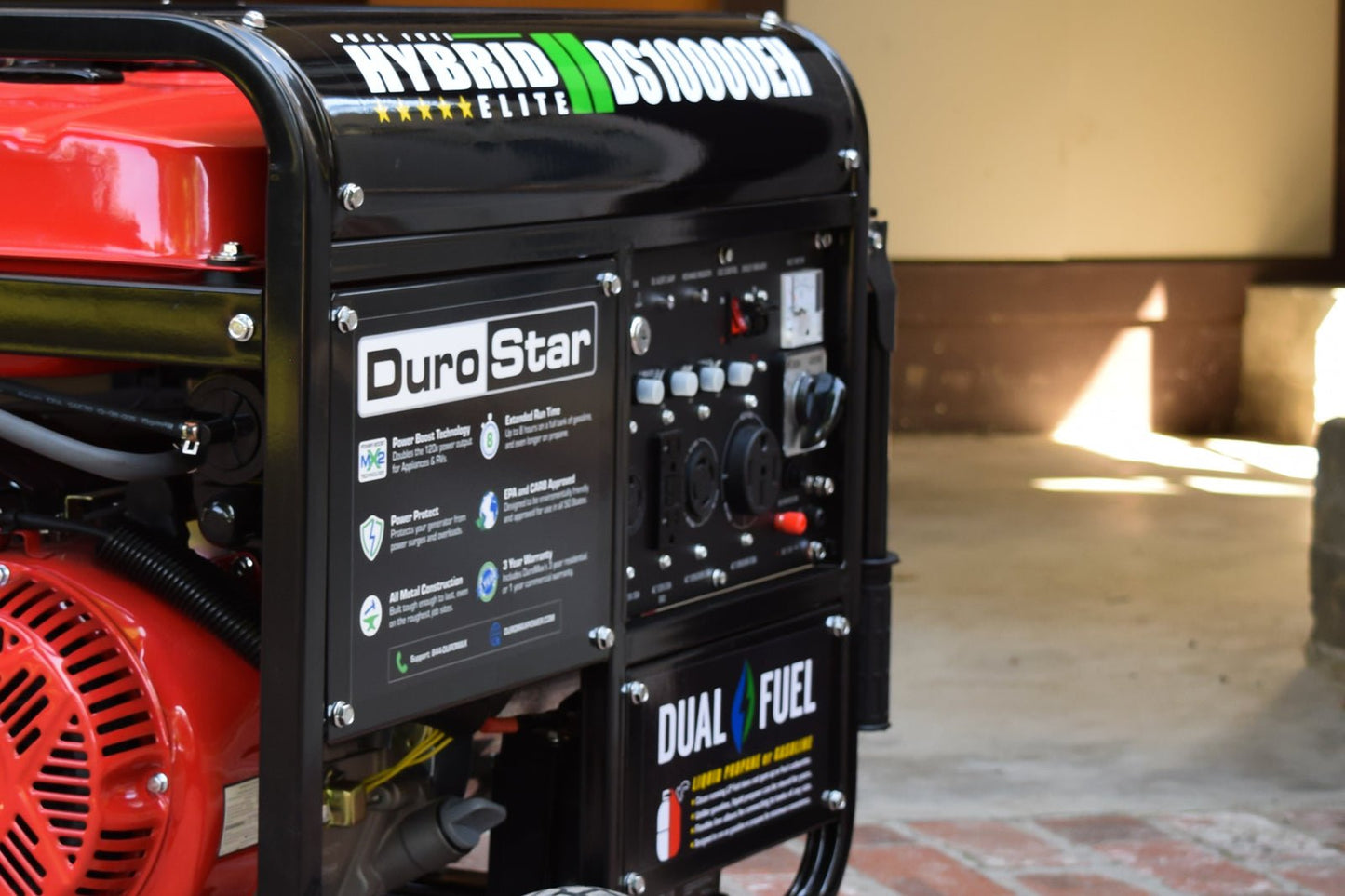 10,000 Watt Dual Fuel Portable Generator image 8